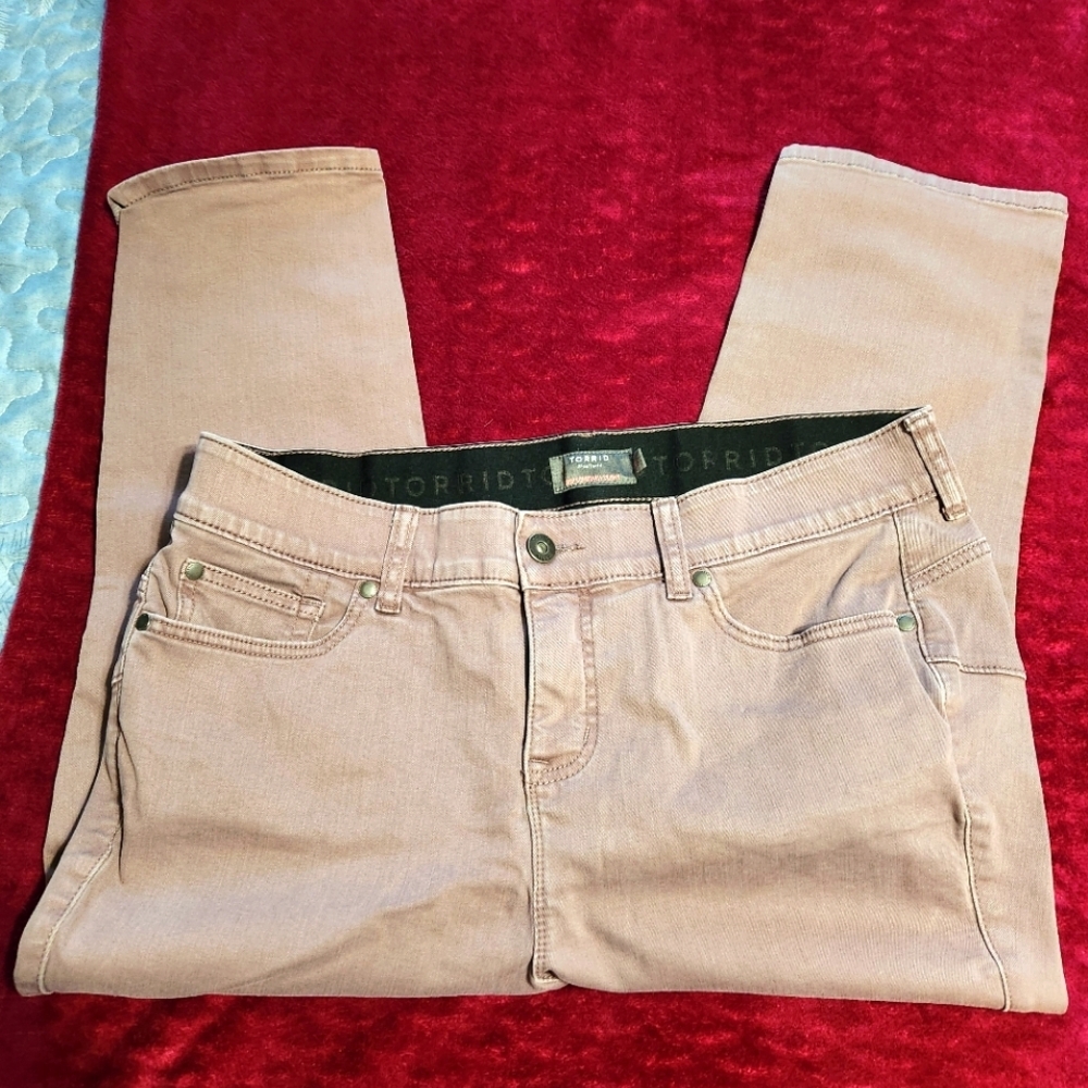 Torrid Crop Jeans